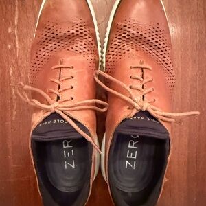 Cole Haan Men's Tan Leather Oxfords #1